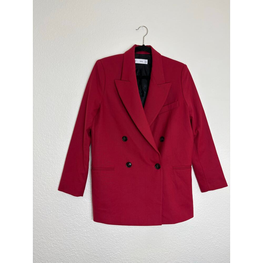 Mango Double-Breasted Structured Oversized Blazer… - image 3
